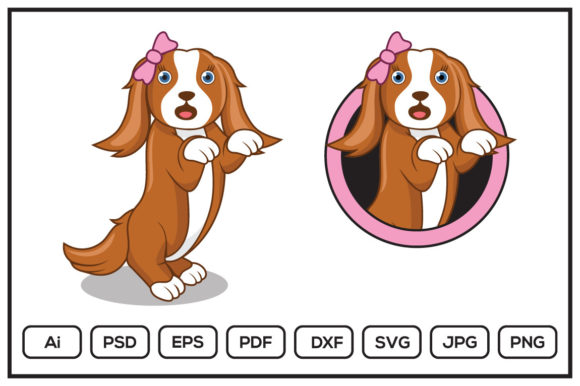 Cute Dog Cartoon Character Design Review for Real Projects