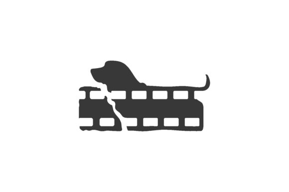Dog and Film Roll Logo Isolated: A Designer's Review