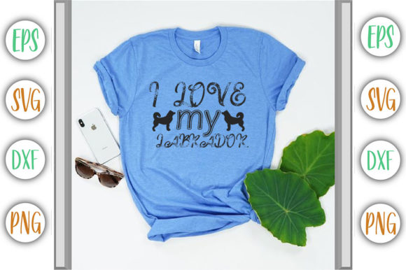 Dog Design, I Love My Labrador