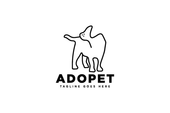 Dog Logo Design Vector Isolated