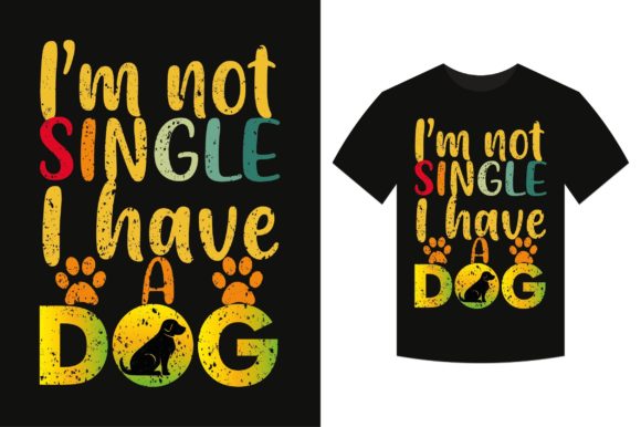 Dog T-shirt Design Typography