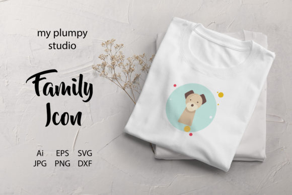 Family Icon Pet Dog Circle Blue: A Designer’s Honest Review