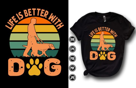 Life is Better with Dog – T-Shirt Design Review