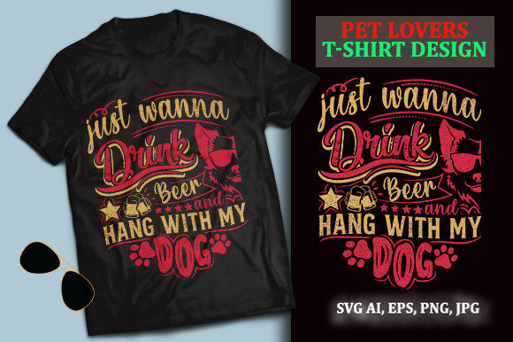 Pet Lovers Dog Typography T-shirt Design: A Hands-On Review