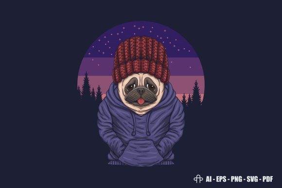Pug Dog Night Vector: A Designer's Review